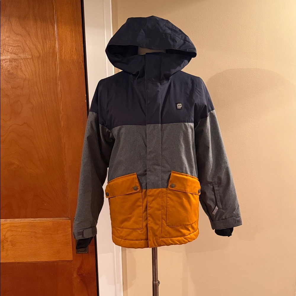Orage Kids Colorblock Hooded Ski/Snow Jacket (part of set)
